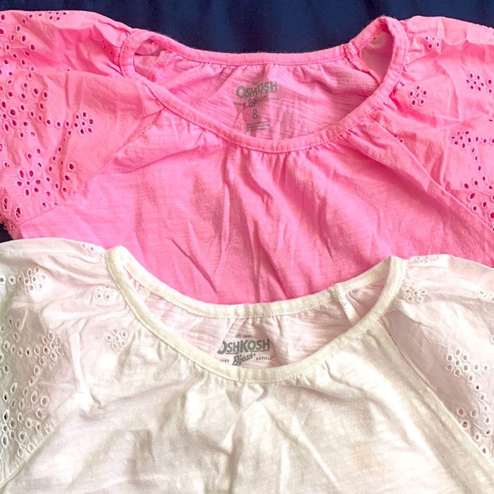 White and pink top